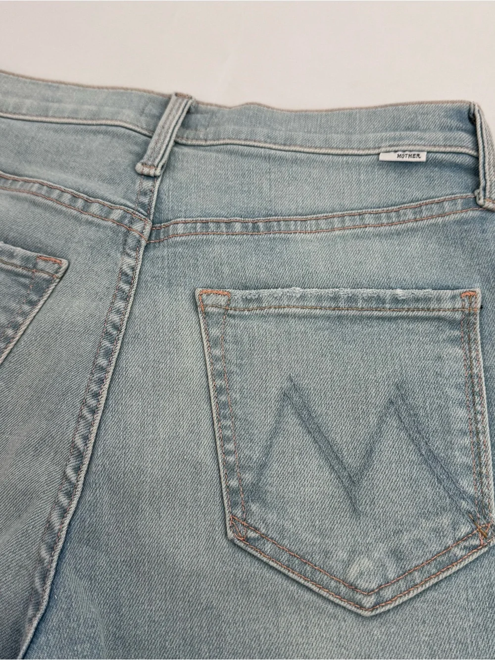 Mother Size 25 Denim the tripper cutoff fray Jean shorts Lots Of Free Hugs